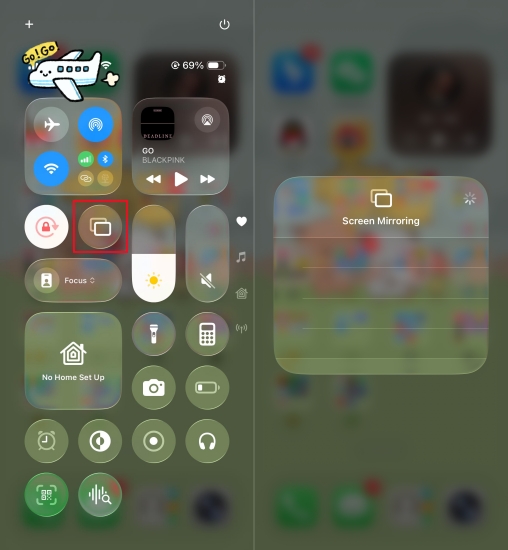 screen mirroring apple music from iphone