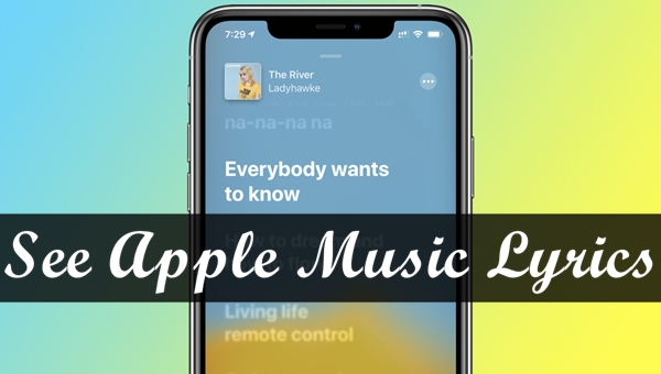 see apple music lyrics