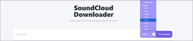select flac soundcloudrip