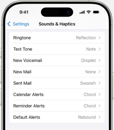 set ringtone on iphone