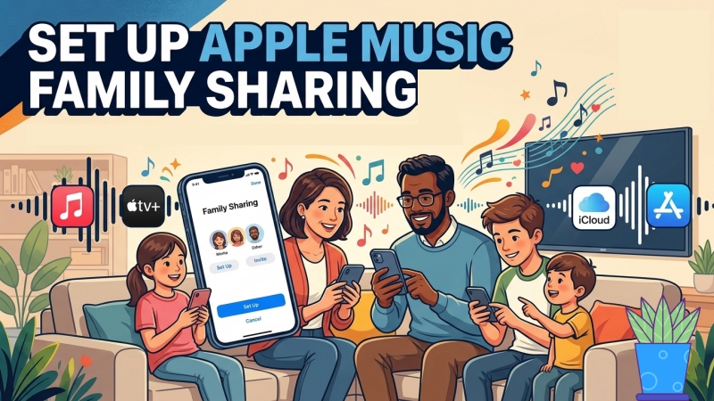 add family member to apple music