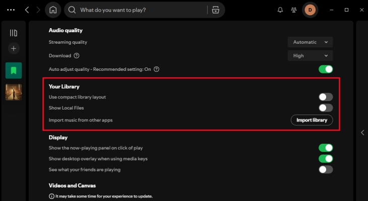 add local files to spotify