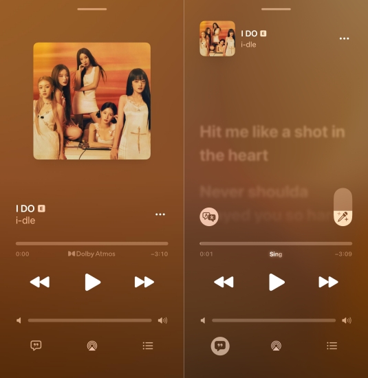 sing with apple music on iphone