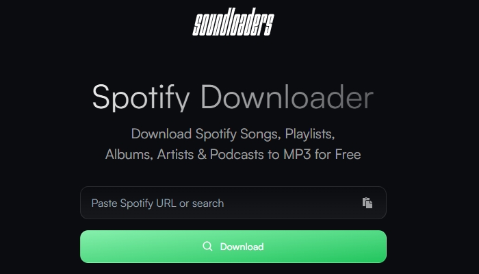 soundloaders spotify downloader