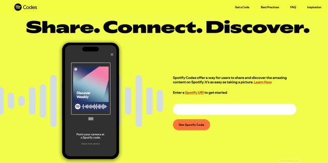  spotify codes website