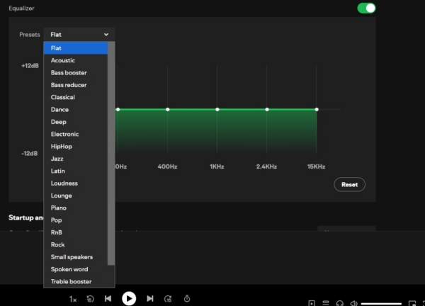 spotify equalizer presets
