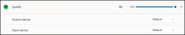 spotify output device on win11