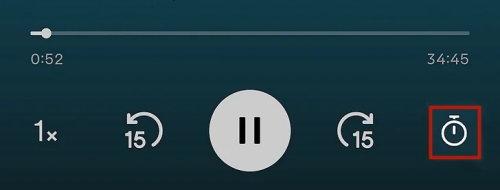 spotify sleep timer podcast