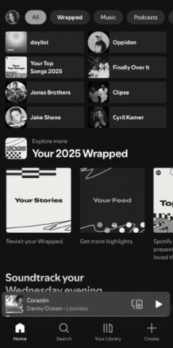 spotify wrapped on mobile