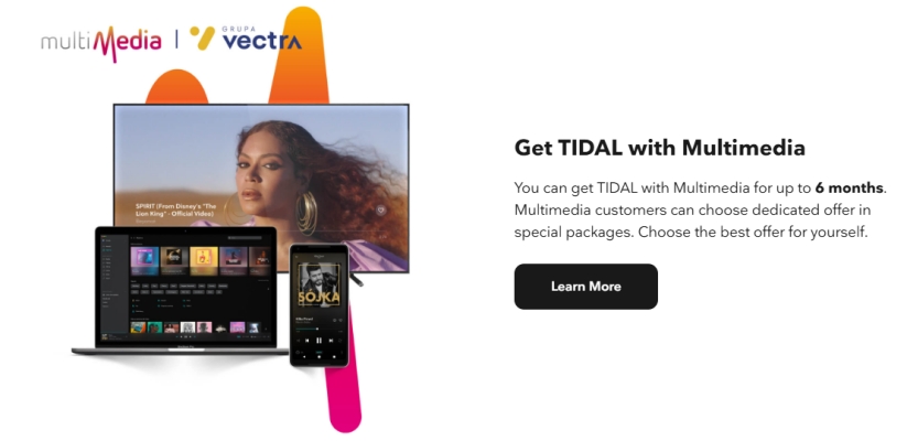 tidal free trial with multimedia