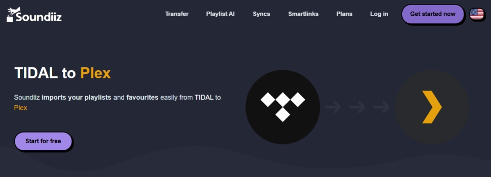 tidal to plex in soundiiz