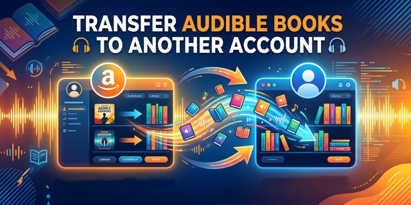 transfer audible books to another account
