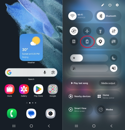 turn off battery saver on android