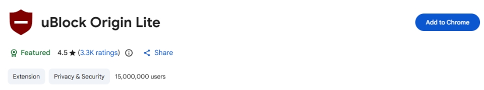 ublock origin lite