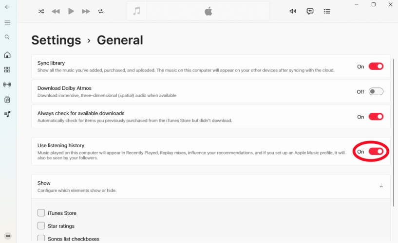 sort by apple music playlist on windows pc