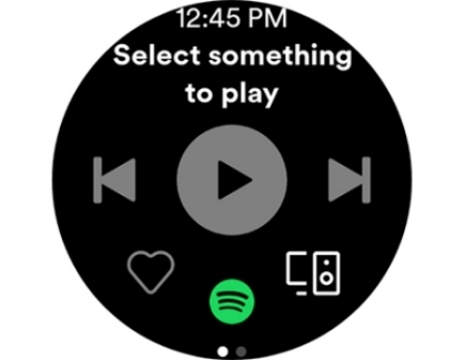 open spotify on galaxy watch