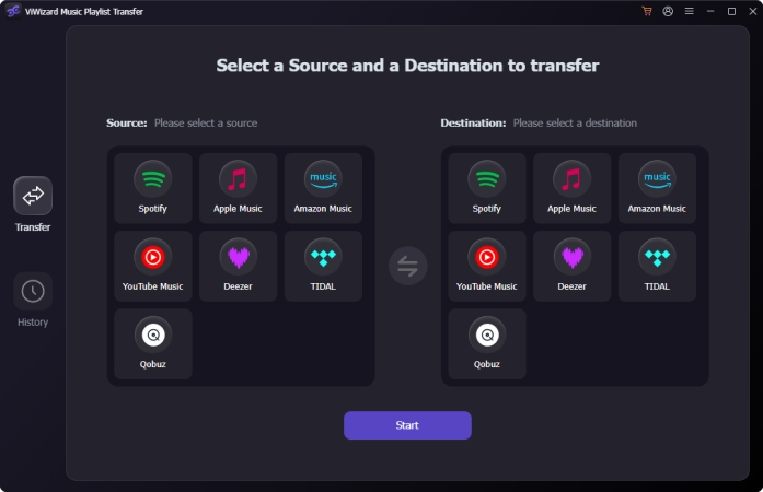 viwizard music playlist transfer