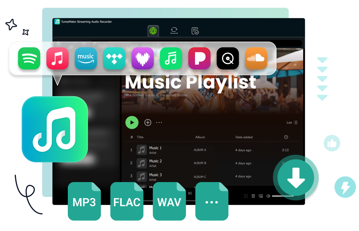 streaming audio recorder