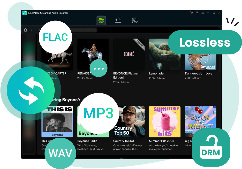 streaming audio recorder